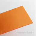 Твердый поликарбонатный лист оранжевый 4 -мм ПК Лист